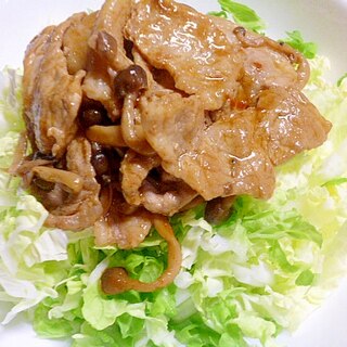 簡単！おつまみ！豚キムチのせ白菜サラダ